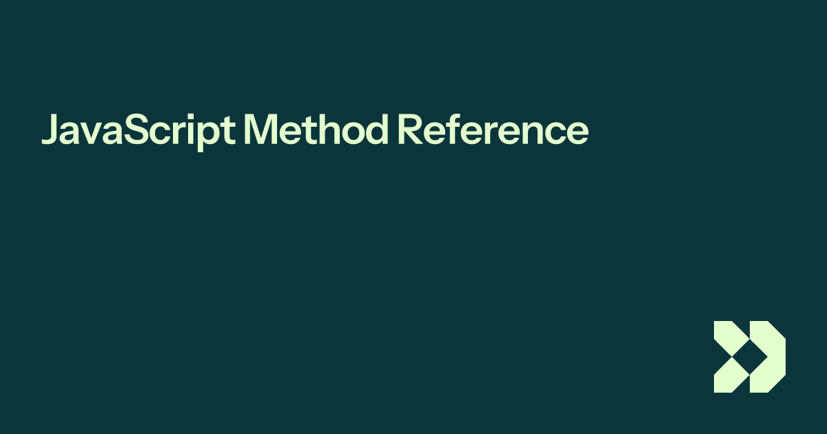 JavaScript Method Reference Customer.io Docs